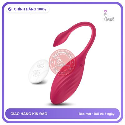 Trứng Rung Điều Khiển Bằng Remote/APP chính hãng - 10 chế độ rung, điều khiển từ xa, chống nước - giao hàng che tên kín đáo