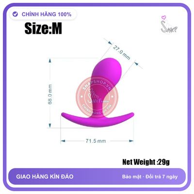 Nút Cắm Hình Giọt Nước Trung chính hãng - chất liệu an toàn cho da, dễ vệ sinh, êm ái khi dùng - giao hàng che tên kín đáo