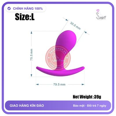Nút Cắm Hình Giọt Nước Lớn chính hãng - chất liệu an toàn cho da, dễ vệ sinh, êm ái khi dùng - giao hàng che tên kín đáo