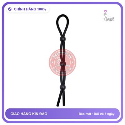 Vòng Đeo Thắt Nút Silicon Kéo Dài Thời Gian Quan Hệ Lớn chính hãng - thấm nhanh không nhờn rít, dùng trước khi quan hệ, nhỏ gọn dễ mang theo - giao hàng che tên kín đáo
