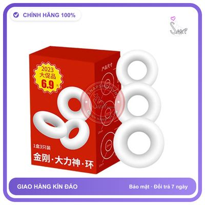 Set Vòng Đeo Trắng Sữa Kéo Dài Thời Gian Quan Hệ chính hãng - thấm nhanh không nhờn rít, dùng trước khi quan hệ, nhỏ gọn dễ mang theo - giao hàng che tên kín đáo