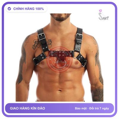 Dây Nịt Ngực Bằng Da Cao Cấp chính hãng - chất liệu an toàn cho da, dễ vệ sinh, êm ái khi dùng - giao hàng che tên kín đáo