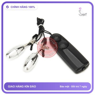 Trứng Rung Kẹp Đầu Vú chính hãng - sạc USB, chất liệu an toàn cho da, dễ vệ sinh - giao hàng che tên kín đáo
