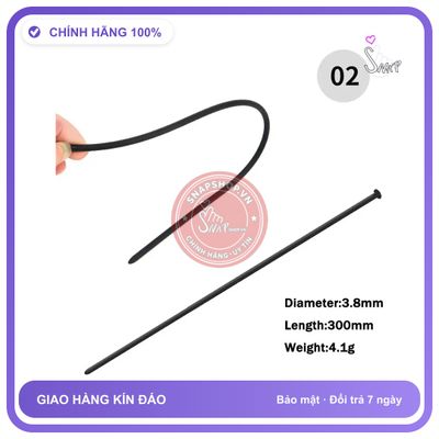 Que Sounding Trơn Cho Người Mới Bắt Đầu 0.4cm chính hãng - sạc USB, chất liệu an toàn cho da, dễ vệ sinh - giao hàng che tên kín đáo