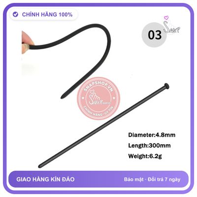 Que Sounding Trơn Cho Người Mới Bắt Đầu 0.5cm chính hãng - sạc USB, chất liệu an toàn cho da, dễ vệ sinh - giao hàng che tên kín đáo
