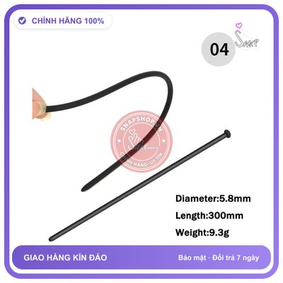 Que Sounding Trơn Cho Người Mới Bắt Đầu 0.6cm chính hãng - sạc USB, chất liệu an toàn cho da, dễ vệ sinh - giao hàng che tên kín đáo