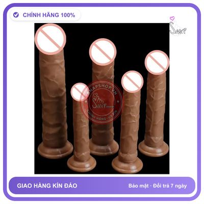 Dương Vật Giả Không Bìu Cao Cấp Nhiều Size Size 3 chính hãng - sạc USB, silicone cao cấp, chất liệu an toàn cho da - giao hàng che tên kín đáo