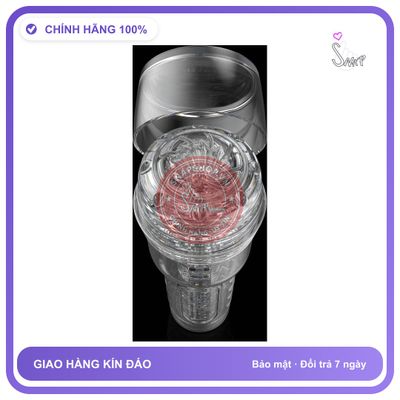 Cốc Đèn Pin Fleshlight Trong Suốt Hậu Môn chính hãng - sạc USB, chống nước, chất liệu an toàn cho da - giao hàng che tên kín đáo