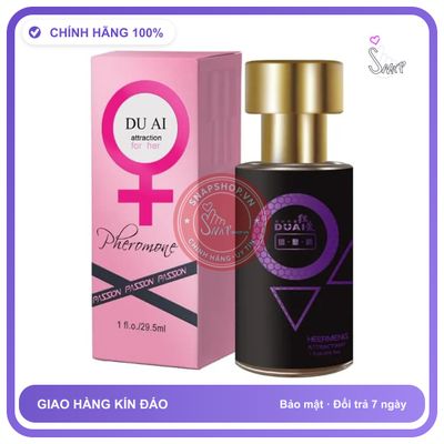 Nước Hoa Tình Yêu Duai Atraction For Her – Chai 29.5ml chính hãng - chất liệu an toàn cho da, dễ vệ sinh, êm ái khi dùng - giao hàng che tên kín đáo