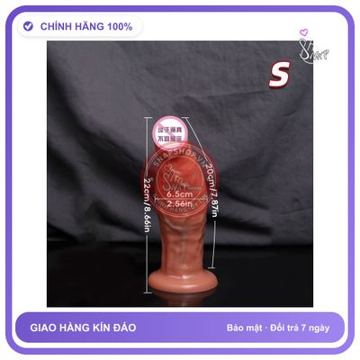 Dương Vật Giả 6.5cm Silicon Cao Cấp Gân Guốc Kích Thích chính hãng - sạc USB, silicone cao cấp, chất liệu an toàn cho da - giao hàng che tên kín đáo