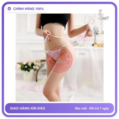 Quần Lót Lọt Khe Buộc Dây Hông Sexy Gợi T305 Trắng chính hãng - co giãn thoải mái, freesize, chất vải mềm mát - giao hàng che tên kín đáo