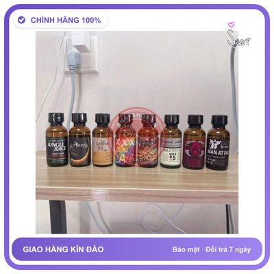 Chai hít tăng khoái cảm Popper 30ml Sale Sốc Popper 30ml USA, Hàng Chính hãng, lấy ngẫu nhiên,ko phê hoàn tiền