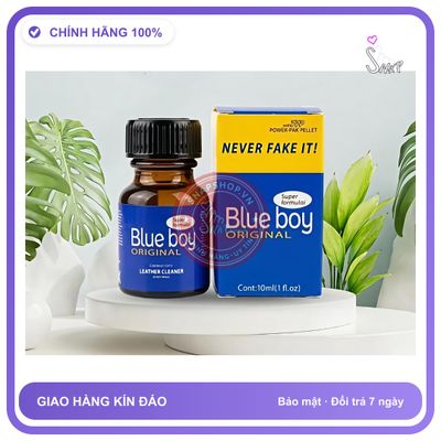 Chai hít tăng khoái cảm Popper Blue boy 10ml Popper 10ml blue boy, hàng chính hãng,ko nhức đầu,ko bỏng mũi