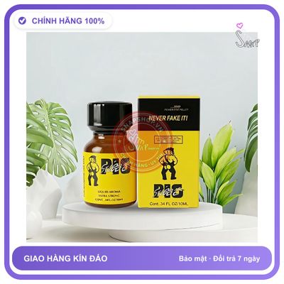 Chai hít tăng khoái cảm Popper PIG 10ml Popper 10ml pig, dòng chính hãng,ko nhức đầu,ko bỏng mũi