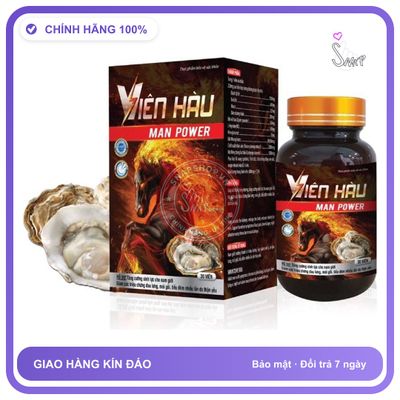 Viên Hàu Men Power – Lọ 30 Viên chính hãng - chất liệu an toàn cho da, dễ vệ sinh, êm ái khi dùng - giao hàng che tên kín đáo