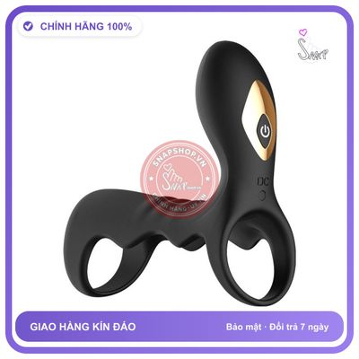 Vòng Rung Đôi Omysky Song Khóa Remote Điều Khiển chính hãng - 10 chế độ rung, điều khiển từ xa, chống nước - giao hàng che tên kín đáo
