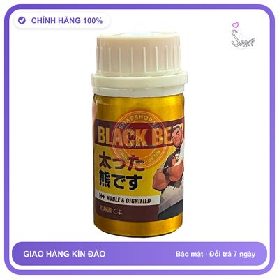 Popper Khô Black Bear USA 60g chính hãng - hương dịu không nồng, hàng chuẩn nhập khẩu, nắp kín không bay hơi - giao hàng che tên kín đáo