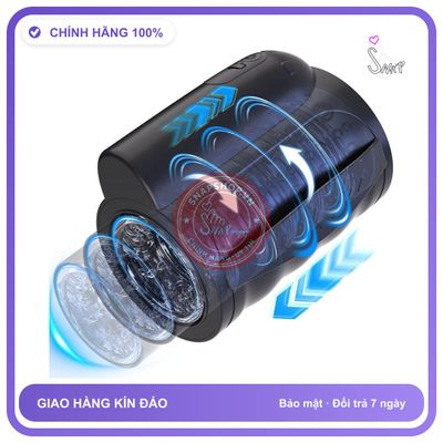 Máy Tự Động Pocket Strong Stroker Gọn chính hãng - 7 chế độ rung, sạc USB, chống nước - giao hàng che tên kín đáo