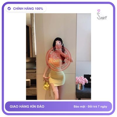 Váy Ngủ Sexy Ôm Body Tôn Dáng Phối Ren N163 Vàng chính hãng - co giãn thoải mái, freesize, chất vải mềm mát - giao hàng che tên kín đáo