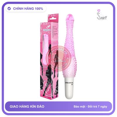 Cây Rung Nhám Mini Vibratoe Hồng Textured Bullet Vibrator chính hãng - sạc USB, chất liệu an toàn cho da, dễ vệ sinh - giao hàng che tên kín đáo