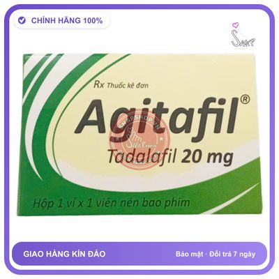 Thuốc Cường Dương Agitafil Tadalafil 20mg chính hãng - silicone mềm mại, chất liệu an toàn cho da, dễ vệ sinh - giao hàng che tên kín đáo