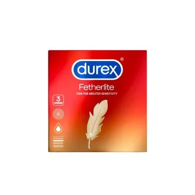 Bao cao su siêu mỏng Durex Fetherlite hộp 3 hàng có sẵn