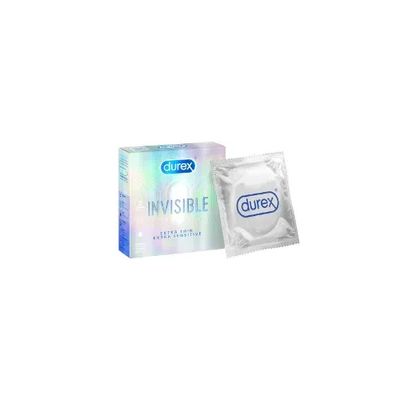 Bao cao su Durex Invisible Extra Sensitive hộp 3 cái hàng có sẵn