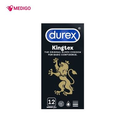 Bao cao su Durex Kingtex hộp 12 cái giao nhanh