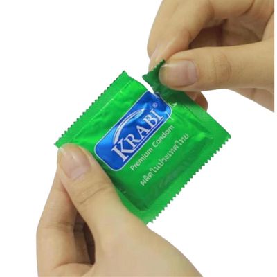Bao cao su Krabi Ultra Thin Cool siêu mỏng, hương bạc hà (xanh lá) hộp 3 cái mẫu mới