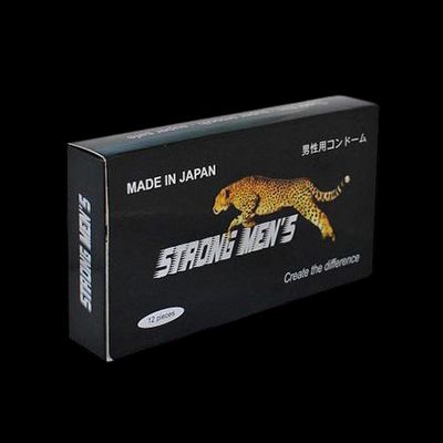 Bao cao su Nhật Bản Strong Men's (có gân gai - khử mùi tối đa - co giãn linh hoạt) hộp 12 cái hàng có sẵn