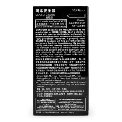 Bao cao su Okamoto Crown hộp 10 cái giao nhanh