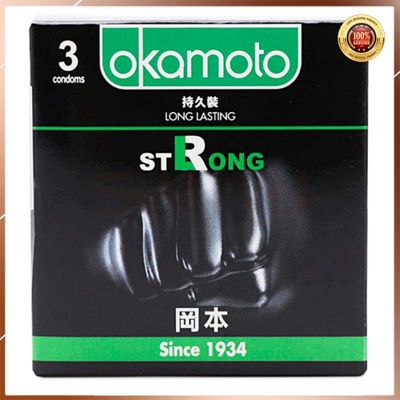 Bao cao su Okamoto Strong hộp 3 cái hàng có sẵn
