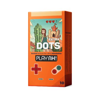 Bao cao su PlayAh Extra Dots hộp 10 cái bản tiêu chuẩn