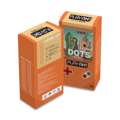 Bao cao su PlayAh Extra Dots hộp 10 cái đóng gói kín