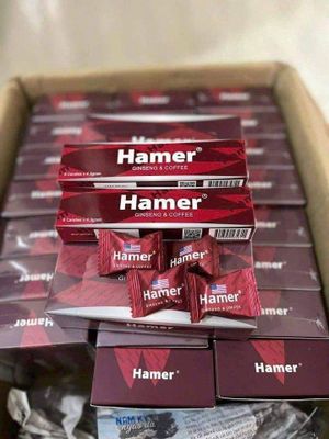 1 hộp 32 viên kẹo sâm Hamer Mỹ Chính Hãng,Loại 1, cực mạnh, được kiểm tra hàng trước khi thanh 