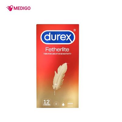 Bao cao su siêu mỏng Durex Fetherlite hộp 12 cái giao nhanh