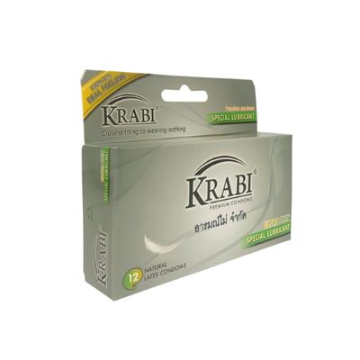 Bao cao su siêu mỏng Krabi Ultrathin hộp 12 cái giao nhanh