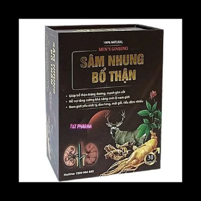 Bổ thận tráng dương, tăng cường khả năng sinh lý Men's Ginseng Sâm Nhung Bổ Thận (MediUSA) hộp 1 lọ 30 viên giao nhanh
