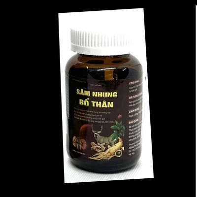Bổ thận tráng dương, tăng cường khả năng sinh lý Men's Ginseng Sâm Nhung Bổ Thận (MediUSA) hộp 1 lọ 30 viên mẫu mới