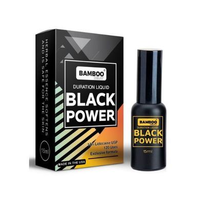 Chai xịt kéo dài thời gian Bamboo Black Power hộp 1 chai chính hãng