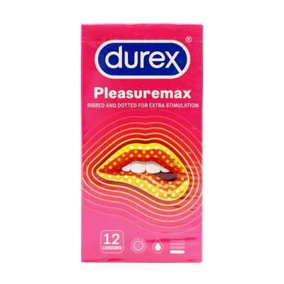 Combo 2 hộp bao cao su Durex Pleasuremax 12 cái tặng 1 hộp 3 cái hàng có sẵn