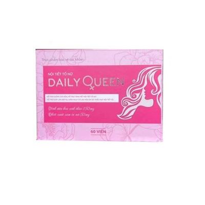 Hỗ trợ chống oxy hoá, hỗ trợ tăng nội tiết tố nữ Daily Queen hộp 60 viên
