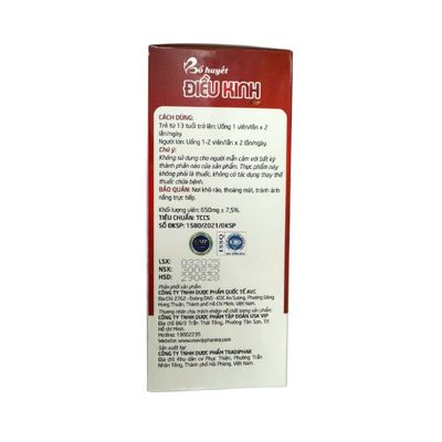Hỗ trợ điều hòa kinh nguyệt Bổ Huyết Điều Kinh Usvip hộp 1 lọ 30 viên giao nhanh
