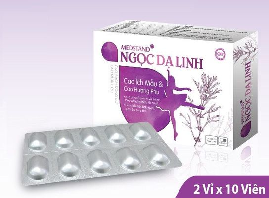 Hỗ trợ điều hòa kinh nguyệt, giảm đau bụng kinh Mestand Ngọc Dạ Linh hộp 2 vỉ x 10 viên