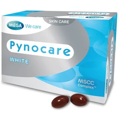 Hỗ trợ làm đẹp da, sáng da, tăng tính đàn hồi của da Pynocare White hộp 3 vỉ x 10 viên