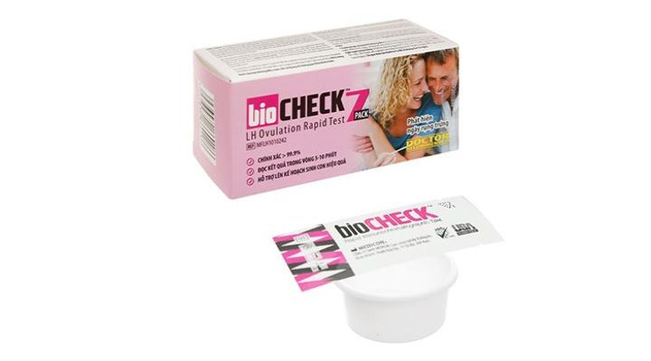 Que thử rụng trứng Biocheck hộp 7 test