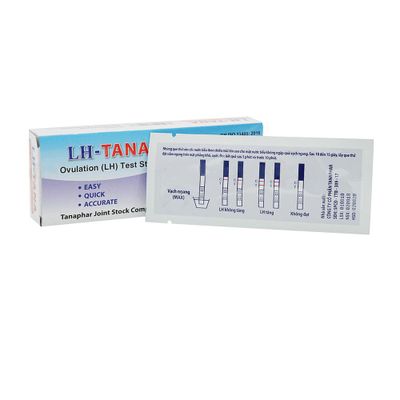 Que thử rụng trứng LH-Tana Ovulation (LH) Test Strip hộp 1 cái hàng có sẵn
