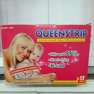 Que thử rụng trứng QUEENSTRIP Công Nghệ Tiên Tiến Canada hộp 12 que