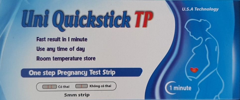 Que thử thai Uni Quickstick TP hộp 1 cái