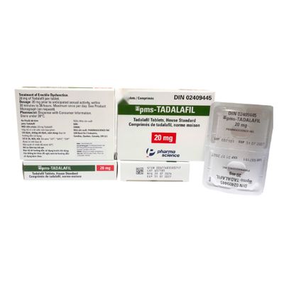 Viên uống rối loạn cương dương pms-Tadalafil 20mg hộp 2 vỉ x 2 viên giao nhanh